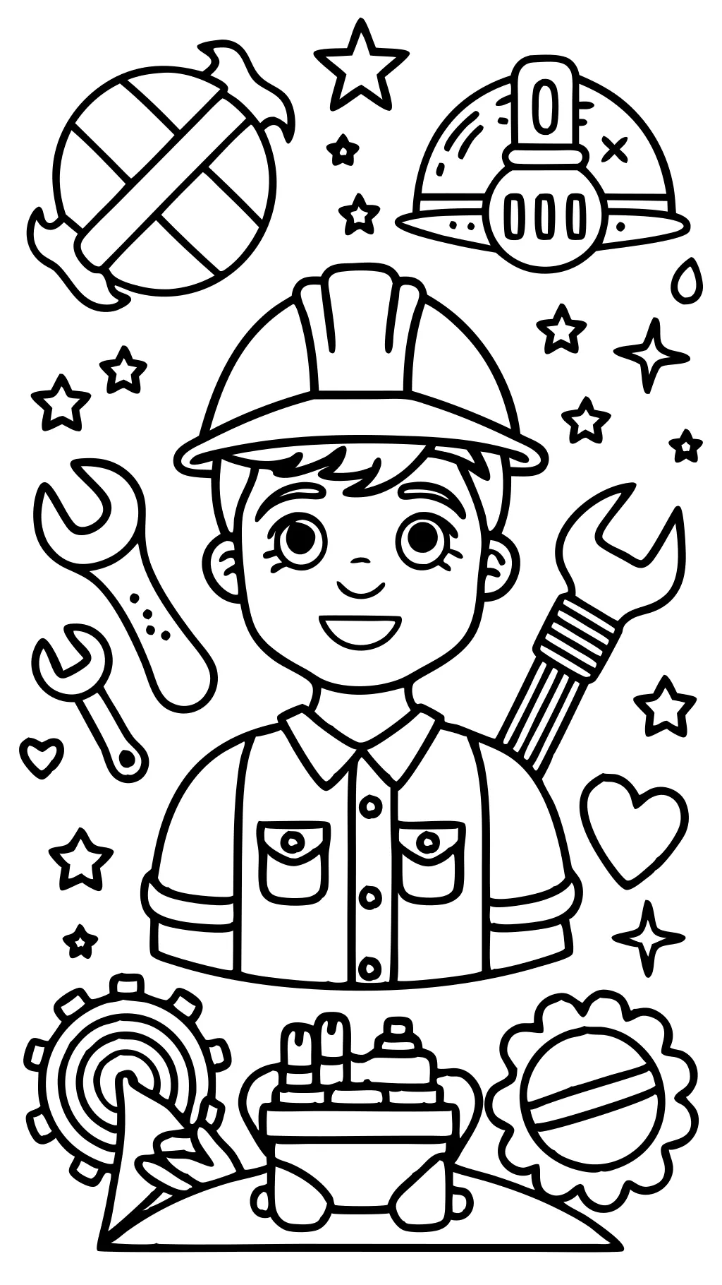 coloring pages for labor day